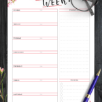 Download Printable Weekly Planner With Priorities PDF