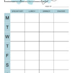 Editable Weekly Meal Planner Template Collection