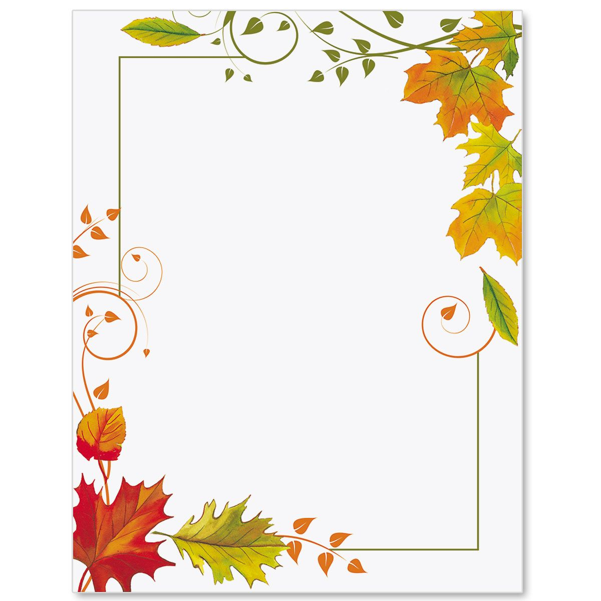 Fall Freshness Border Papers PaperDirect s Fall Borders Borders 