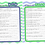 Father s Day Questionnaire Free Printable The Crafting Chicks