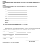 Fillable Act Of Donation State Of Louisiana Printable Pdf Download