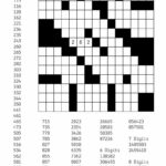 Free Downloadable Number Fill In Puzzle 001 Get Yours Now Fill