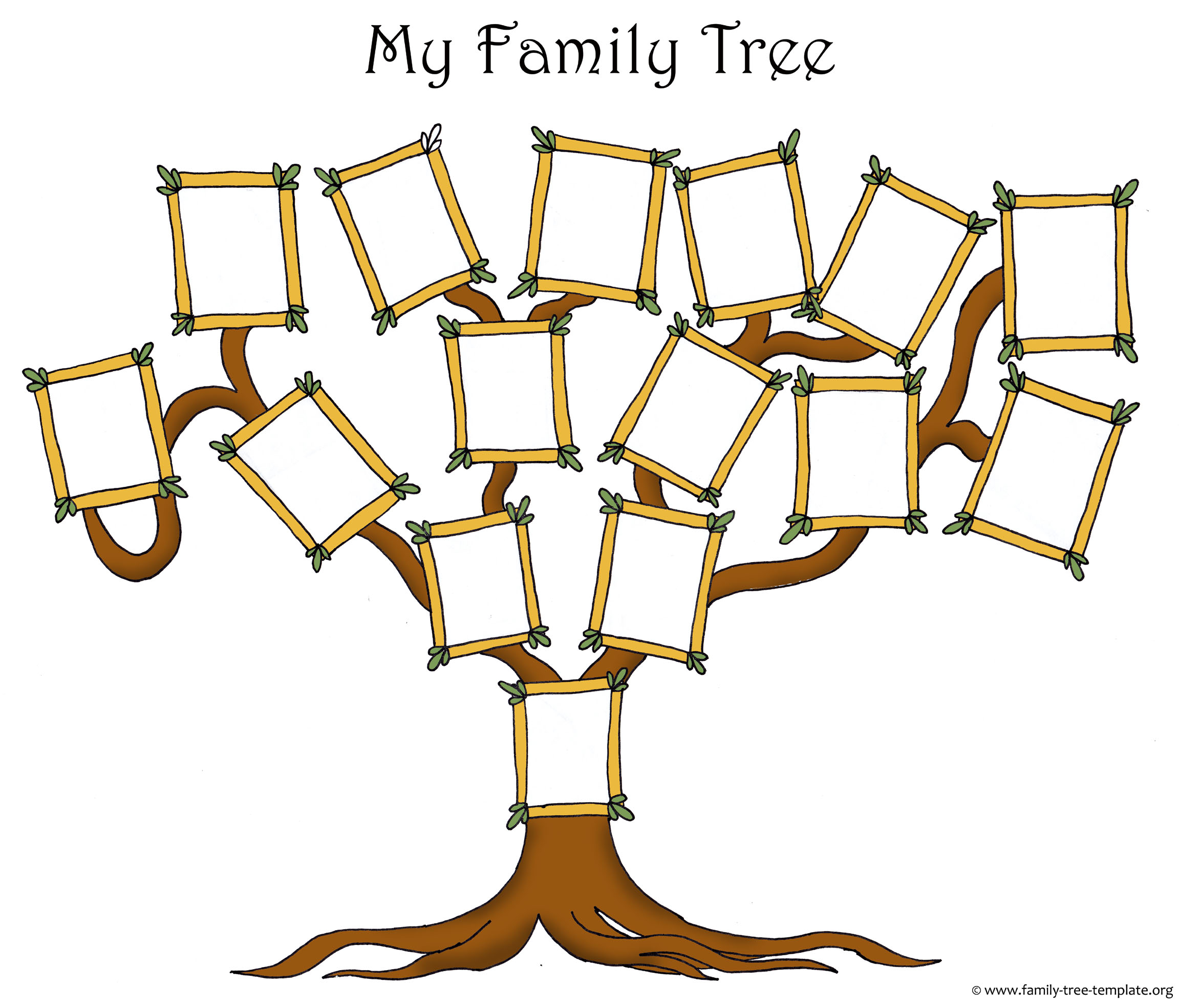 Free Family Tree Template Designs For Making Ancestry Charts