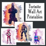 Free Fortnite Printable Posters Set Of 4 Printables 4 Mom Free