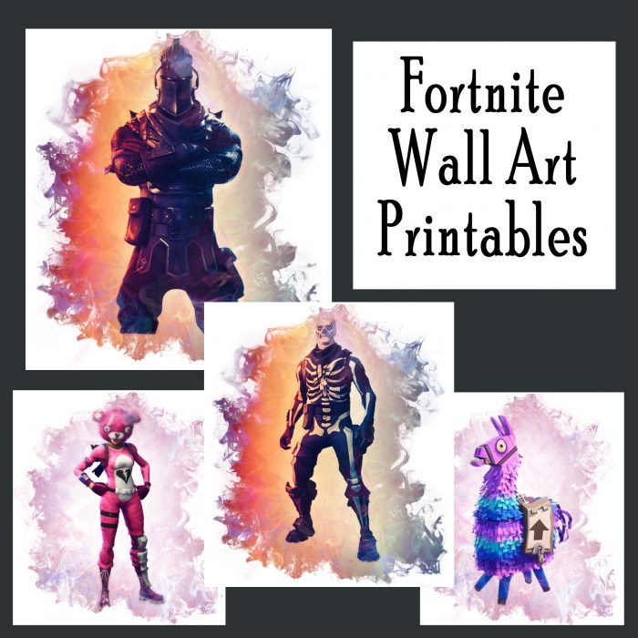 Free Fortnite Printable Posters Set Of 4 Printables 4 Mom Free 