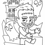 Free Halloween Coloring Pages For Kids or For The Kid In You