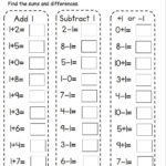 Free Math Add And Subtract Fluency By 1 Worksheet Made By Teachers In