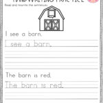 Free Printable 1st Grade Handwriting Worksheets Learning How To Read