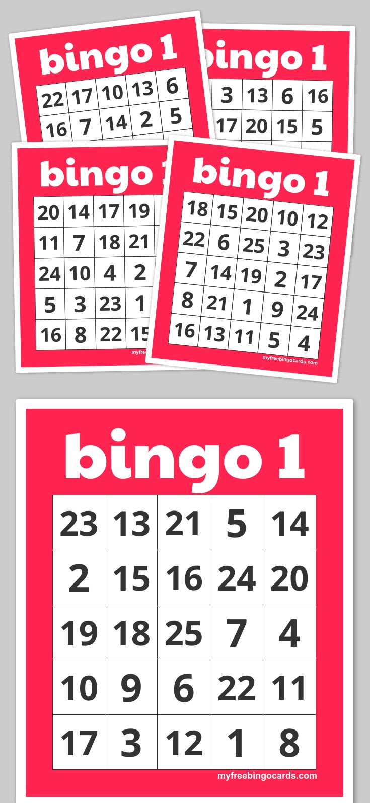 Free Printable And Virtual Bingo Cards Free Printable Bingo Cards 