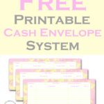 Free Printable Cash Envelope System Strawberry Lemonade VLHamlin