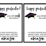 Free Printable Graduation Card Paper Trail Design