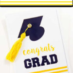 FREE Printable Graduation Card With Tassel For Any Level Graduation