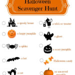 Free Printable Halloween Scavenger Hunt Free Printable