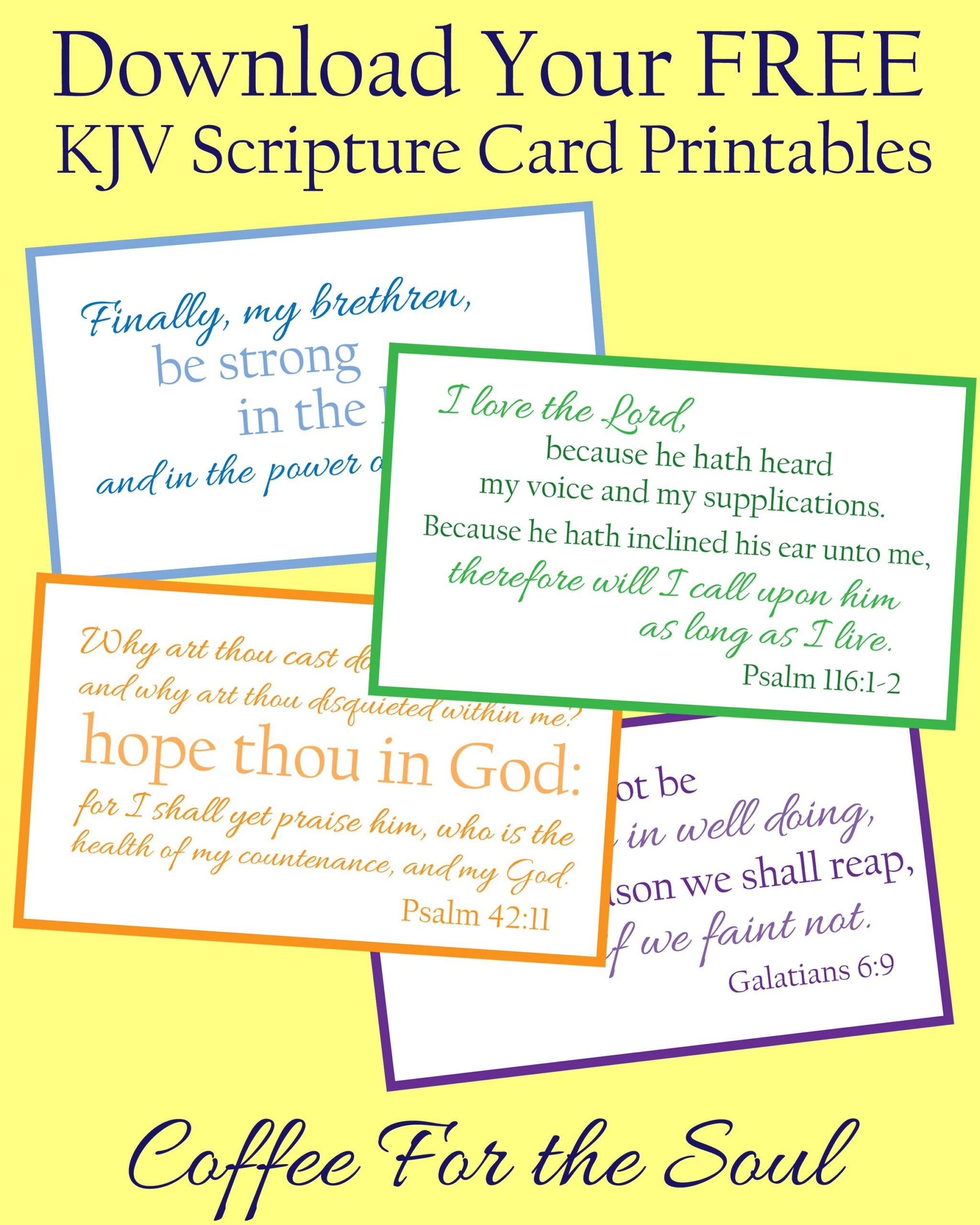 Free Printable Kjv Bible Study Lessons Free Printable