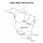 Free Printable Map Of North America Printable Maps