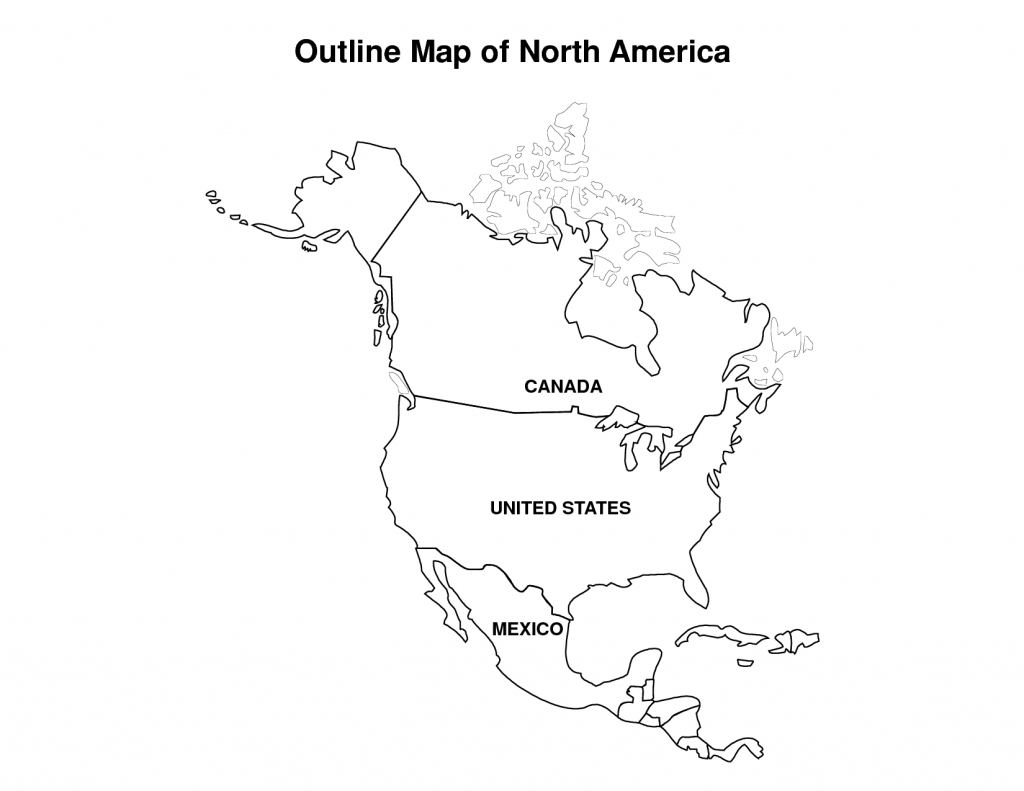 Free Printable Map Of North America Printable Maps