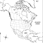 Free Printable Outline Map Of North America Free Printable