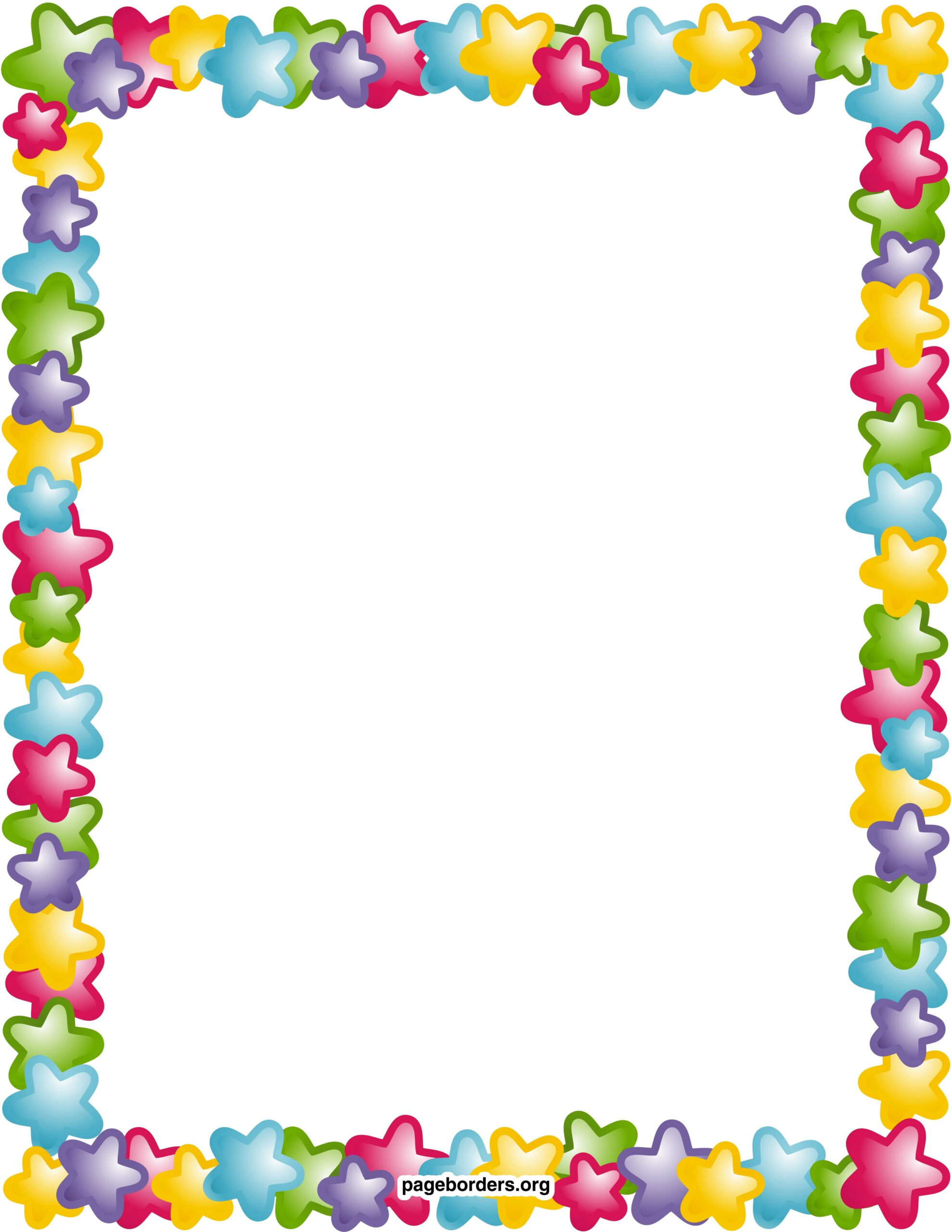 Free Printable Page Borders And Frames Image Gallery Clip Art Borders 