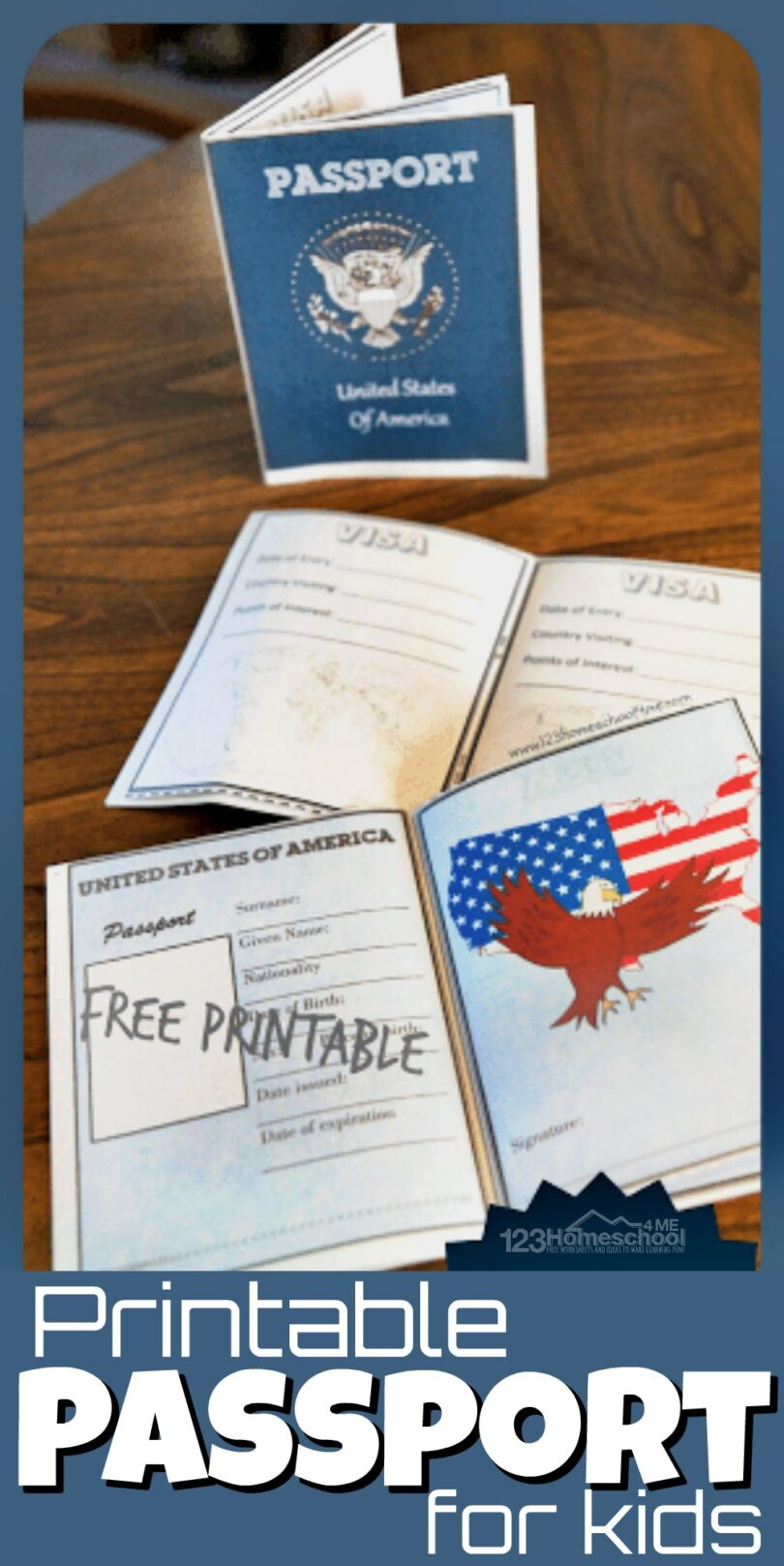 Free Printable Passport For Kids