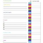 Free Printable Planner Pages Activity Shelter