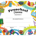 Free Printable Preschool Diploma Certificates Preschool Diploma