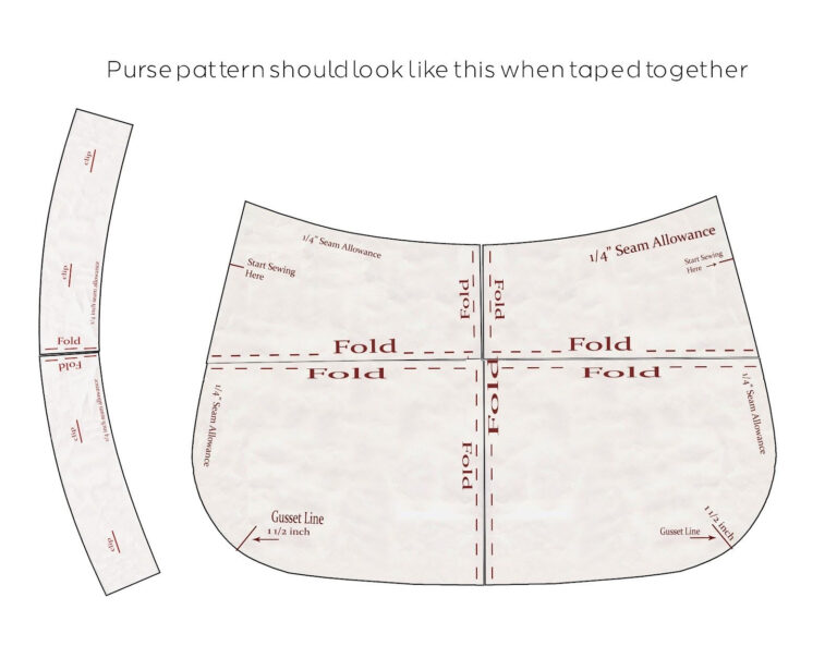 Free Printable Purse Patterns To Sew Free Printable