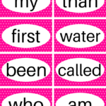 Free Printable Sight Words Flash Cards Sight Word Flashcards