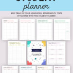 Free Printable Student Planner Keep Track Of School Activities In