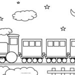 Free Printable Train Coloring Pages For Kids