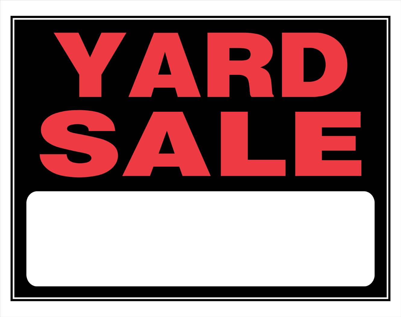 Free Printable Yard Sale Signs Free Printable