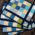 Free Quilt Pattern Almost Plaid Placemats I Sew Free Quilted