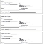 Free Rent Receipt Template And What Information To Include