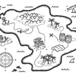 Free Treasure Map Coloring Page Download It At Https museprintables