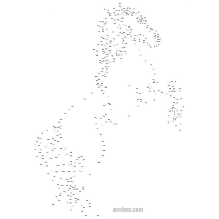 Hard Dot To Dot Printables For Adults 1 1000 Horse For Free PDF
