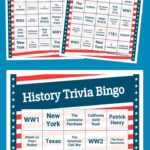 History Trivia Bingo How To Play Call Out The History Event Without