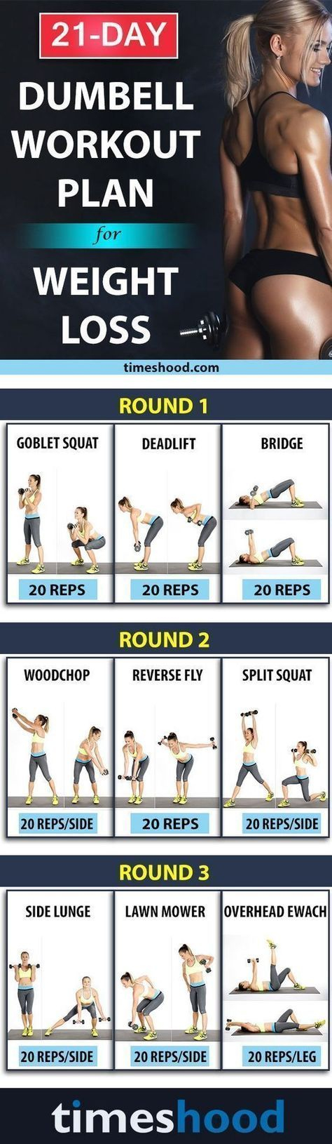 How To Lose 10 Pounds In 3 Weeks Practice Dumbbell Workout Plan For 