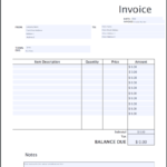 Invoice Template PDF Free Download Invoice Simple