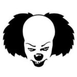 It Pennywise The Clown Stencil halloween halloween pumpkins