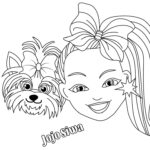 Jojo Siwa 3 Coloring Page Free Printable Coloring Pages For Kids