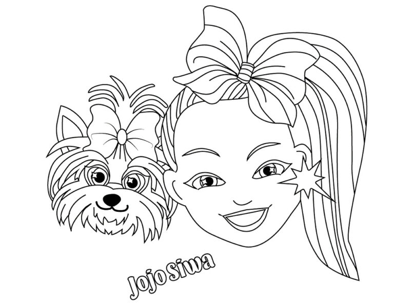 Jojo Siwa 3 Coloring Page Free Printable Coloring Pages For Kids