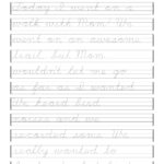 Left Handed Cursive Writing Worksheets Pdf Download Printable Cursive