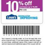 Lowes 20 Off 100 Printable 1Coupon 10 Seconds Delivery In