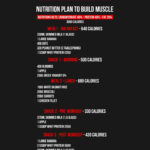 Meal Plan For Lean Muscle Gain Male Diet Plan