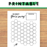 Money Savings Challenge Money Goal Tracker Savings Tracker Printable