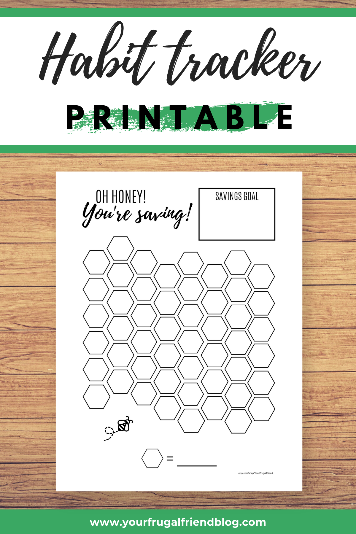 Money Savings Challenge Money Goal Tracker Savings Tracker Printable 