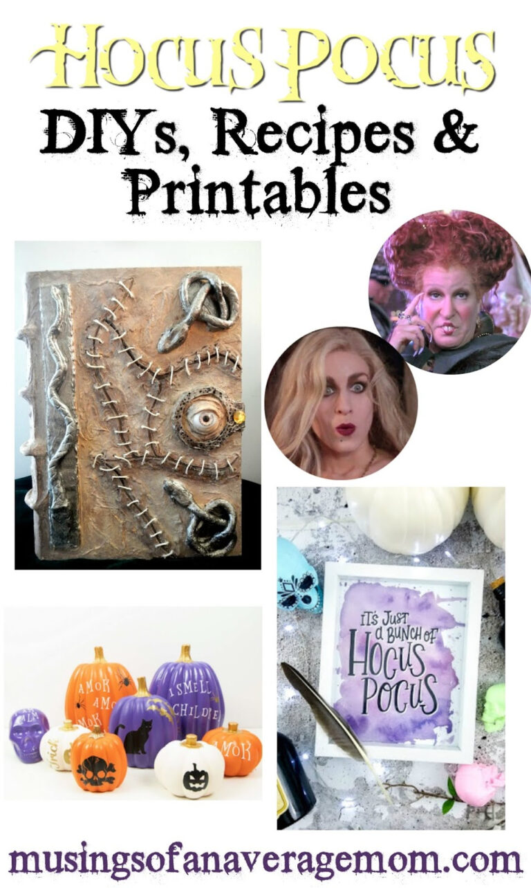 Musings Of An Average Mom Hocus Pocus Movie DIYs Printables And Recipes