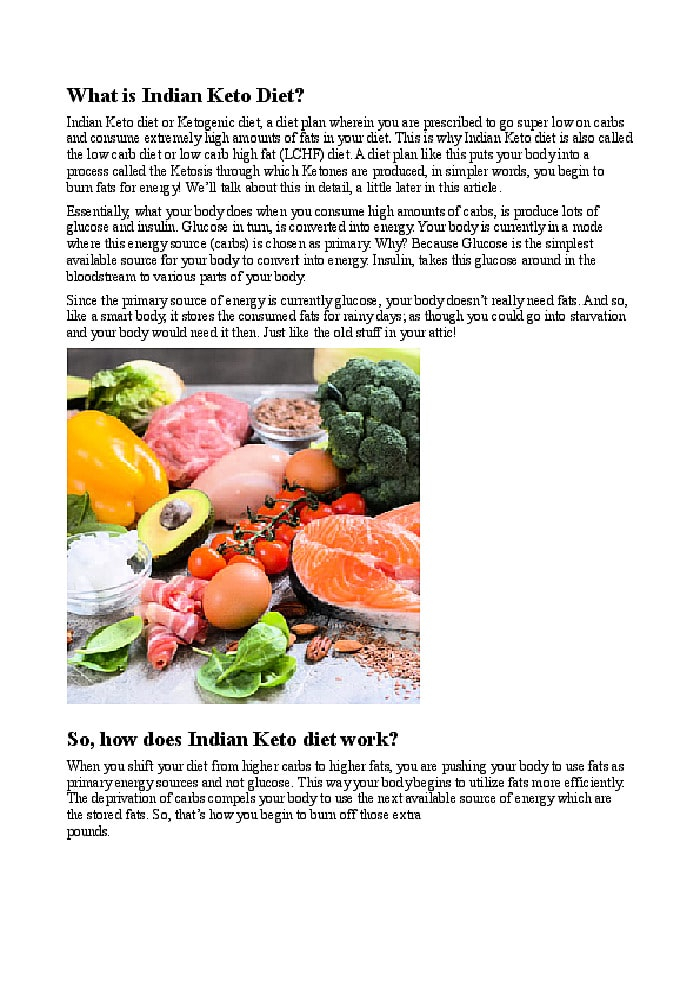  PDF Complete Indian Keto Diet Plan For Veg Non Vegetarian People 