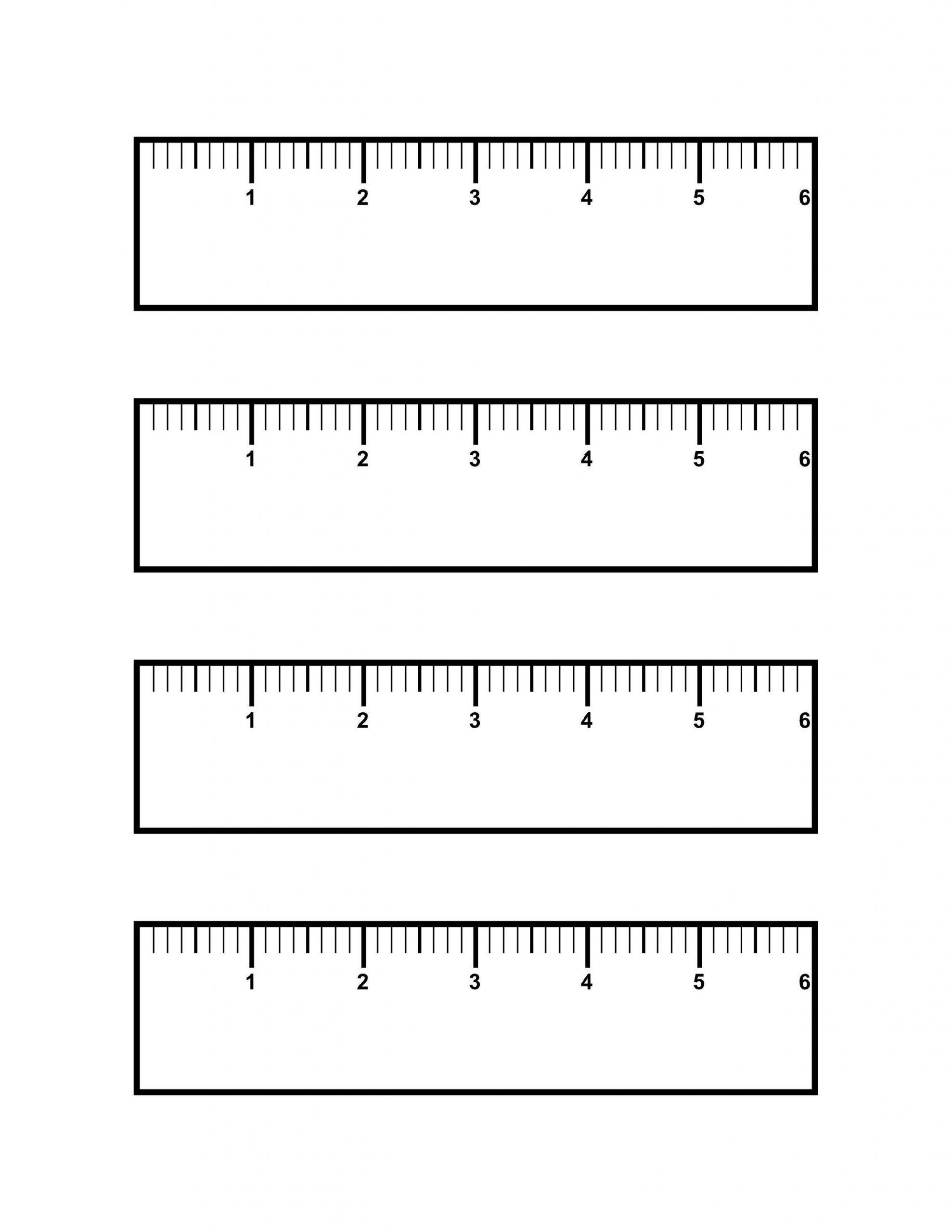 Printable 1 4 Inch Ruler Printable Ruler Actual Size
