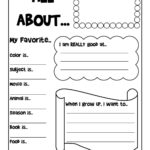 Printable About Me Worksheets Woo Jr Kids Activities All About Me