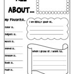 Printable About Me Worksheets Woo Jr Kids Activities All About Me